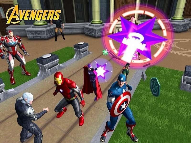 Intense battle scene from Avengers Free Skirmish Avengers Free Skirmish Gameplay Screenshot